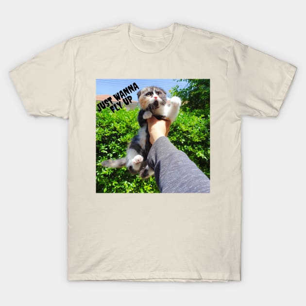 The cats just wanna fly up T-Shirt by kunasin